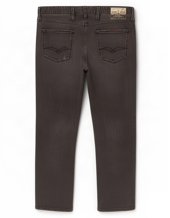 Replay Mens Straight Jeans W36 L32 Grey