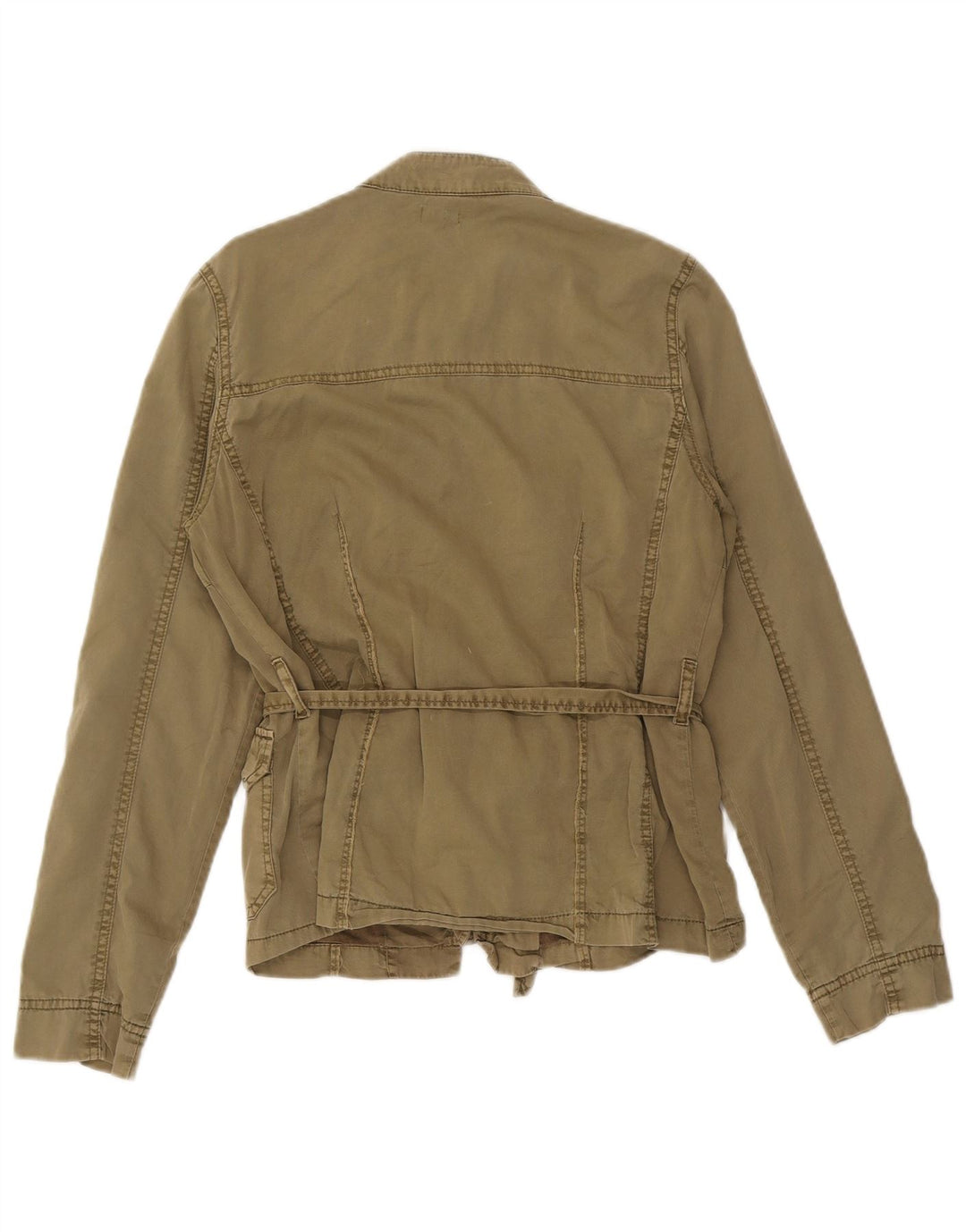 Oasis női használati kabát UK 14 közepes khaki pamut