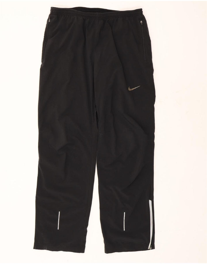 Nike Mens Tracksuit Trousers Large  Black Polyester