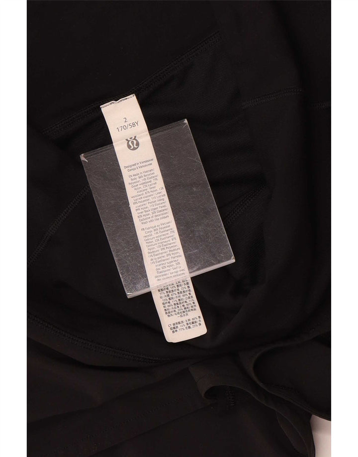 Lululemon Damen Sportshorts US 2 XS Schwarzes Nylon