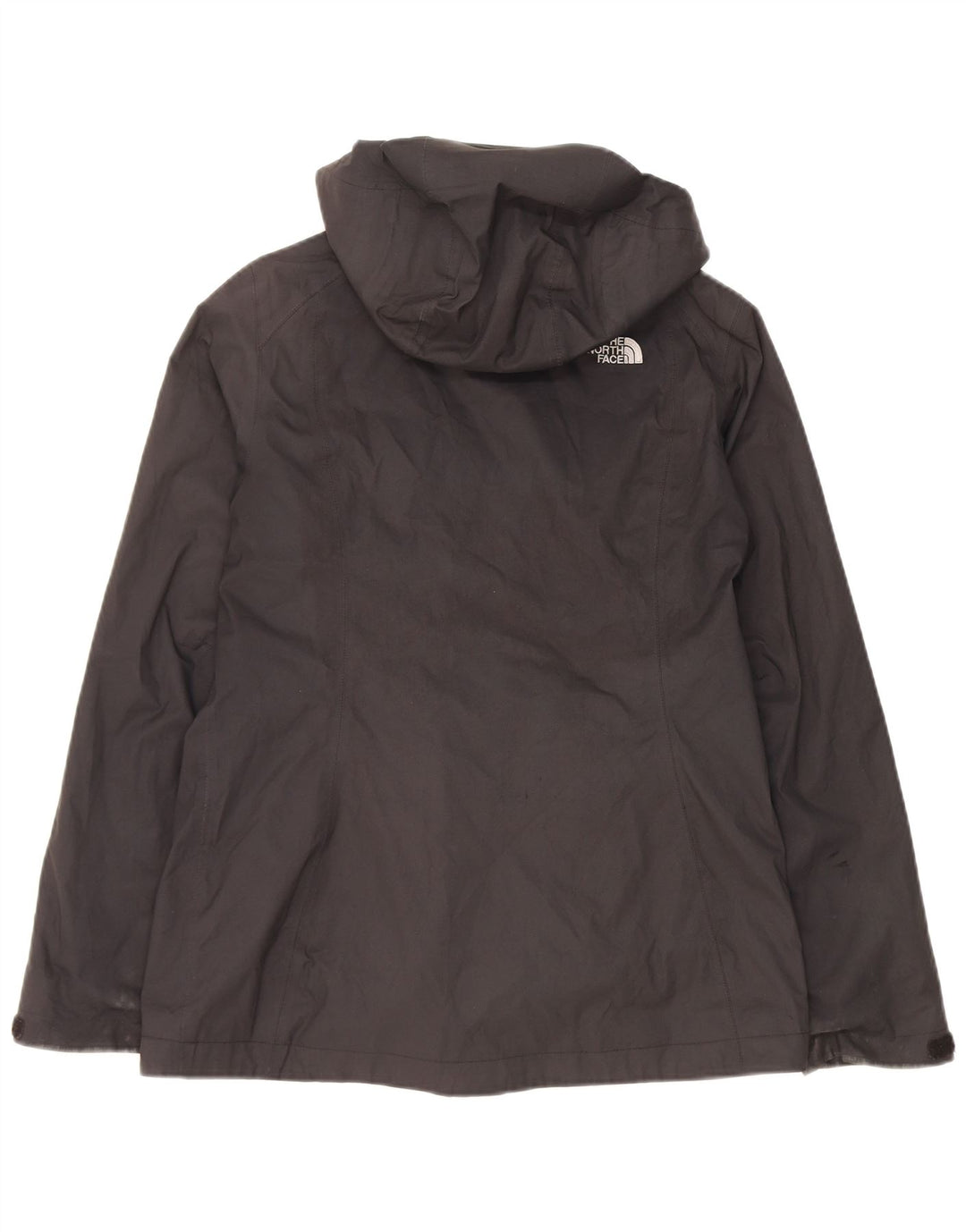 The North Face Womens Hooded Windbreaker Jacket UK 14 Medium Black