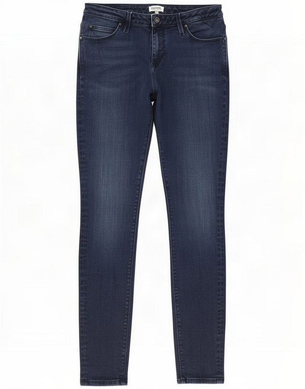 Tommy Hilfiger Womens Mid Rise Skinny Jeans W34 L32 Blue Cotton