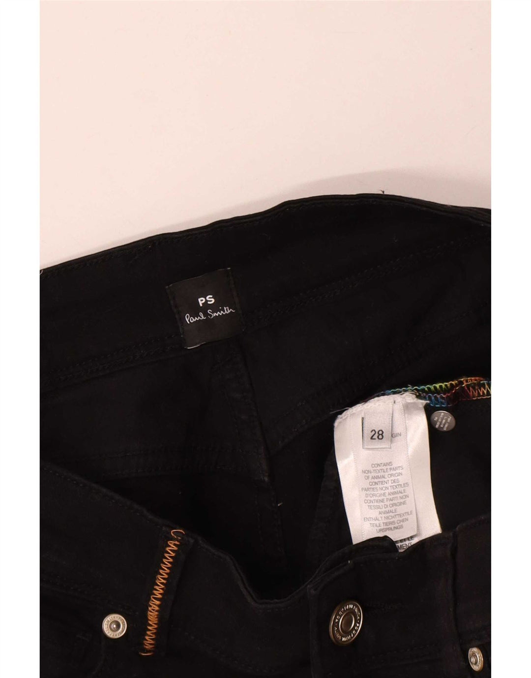 Paul Smith Cropped Jeans til kvinder W28 L24 Sort bomuld