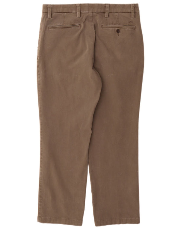 Calças masculinas Dockers Regular Chino W32 L28 Algodão cáqui