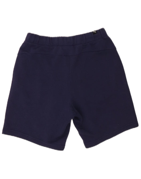 Pantaloncini sportivi grafici da uomo Puma Small blu navy
