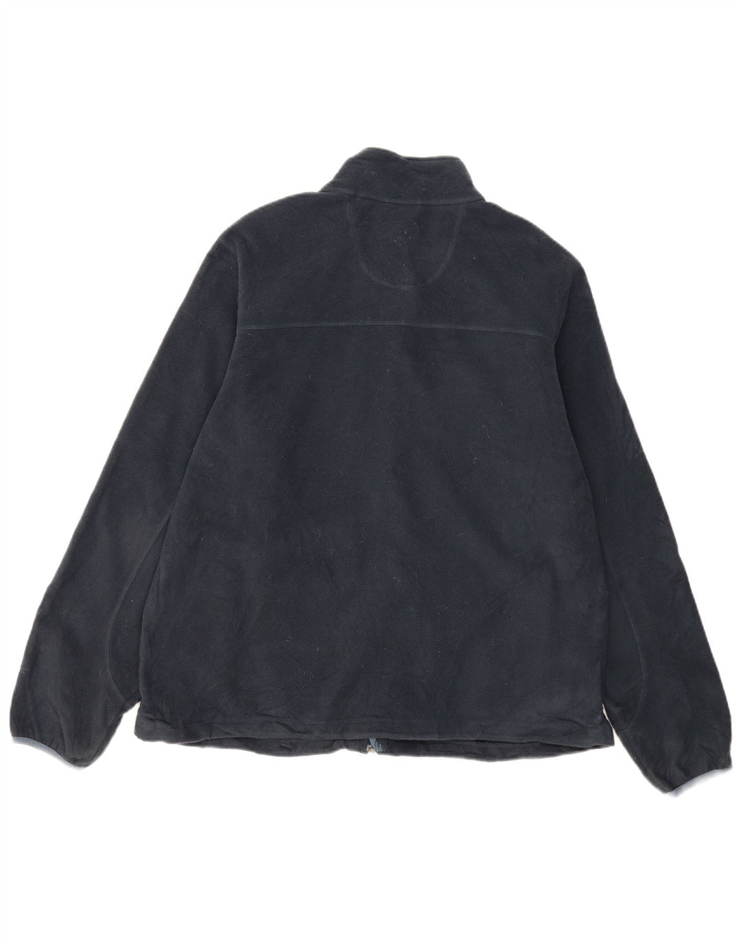L.L.Bean Fleecejakke til mænd UK 40 Large Navy Blue Polyester