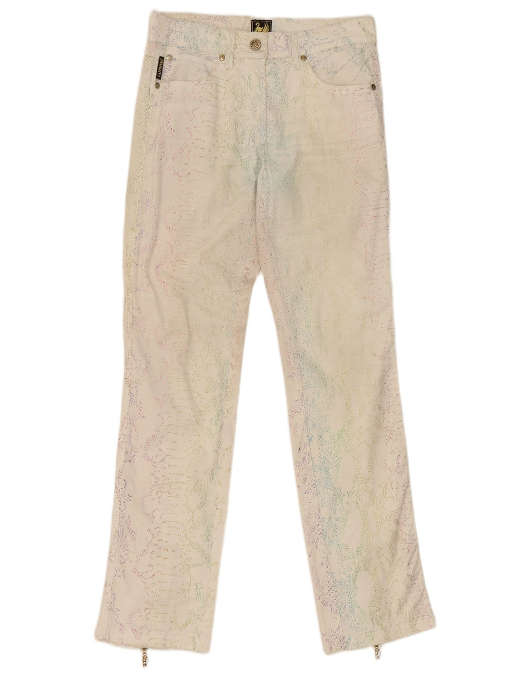 Cappopera Pantalon décontracté pour femme IT 42 Medium W26 L29 Blanc cassé