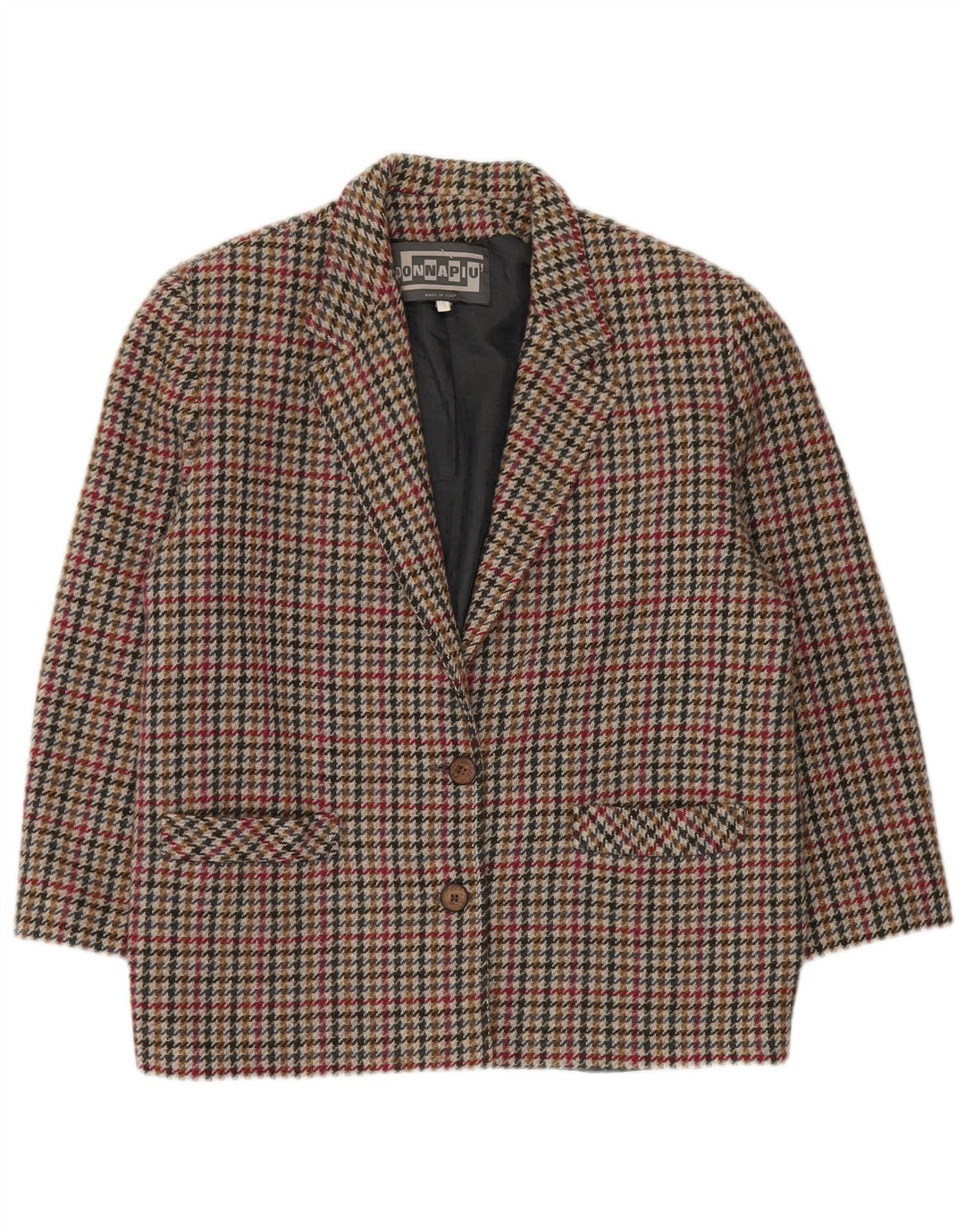 Donna Piu Dame Oversized 2 Button Blazer Jacket IT 46 Large Green
