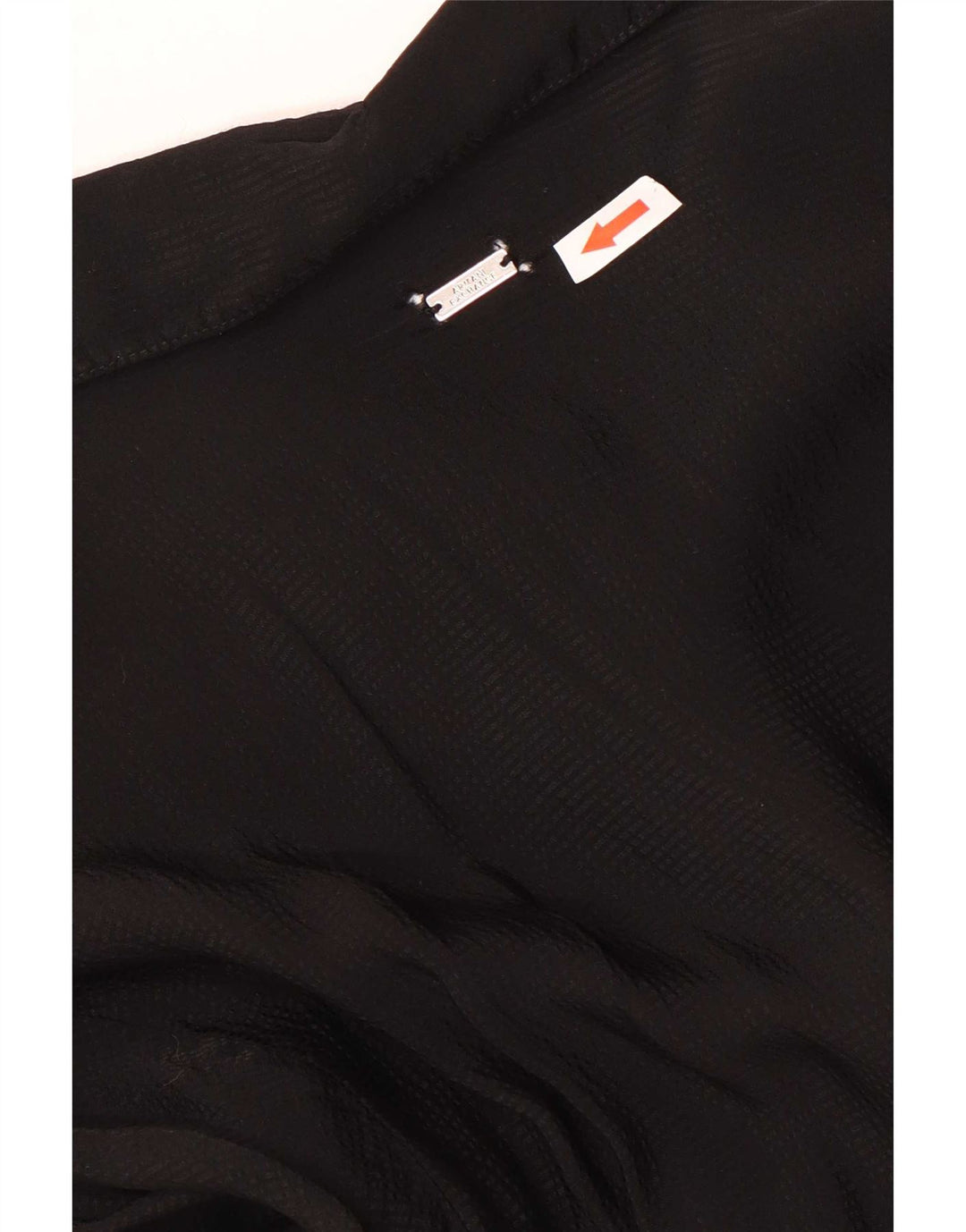 Armani Exchange Damen Hemdbluse UK 14 Große schwarze Viskose