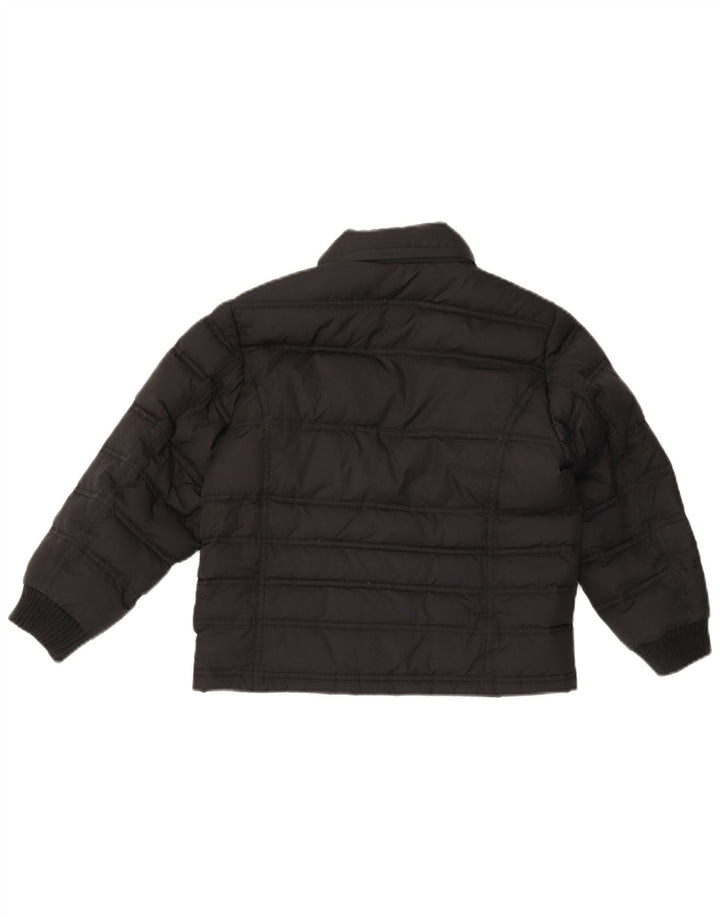 Sergio Tacchini Boys Padded Jacket 9-10 Years Medium Black Polyester