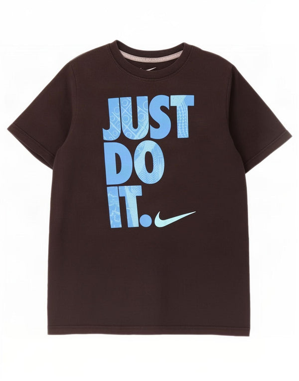 Nike Boys Grafisk T-Shirt Top 12-13 år Stor Sort