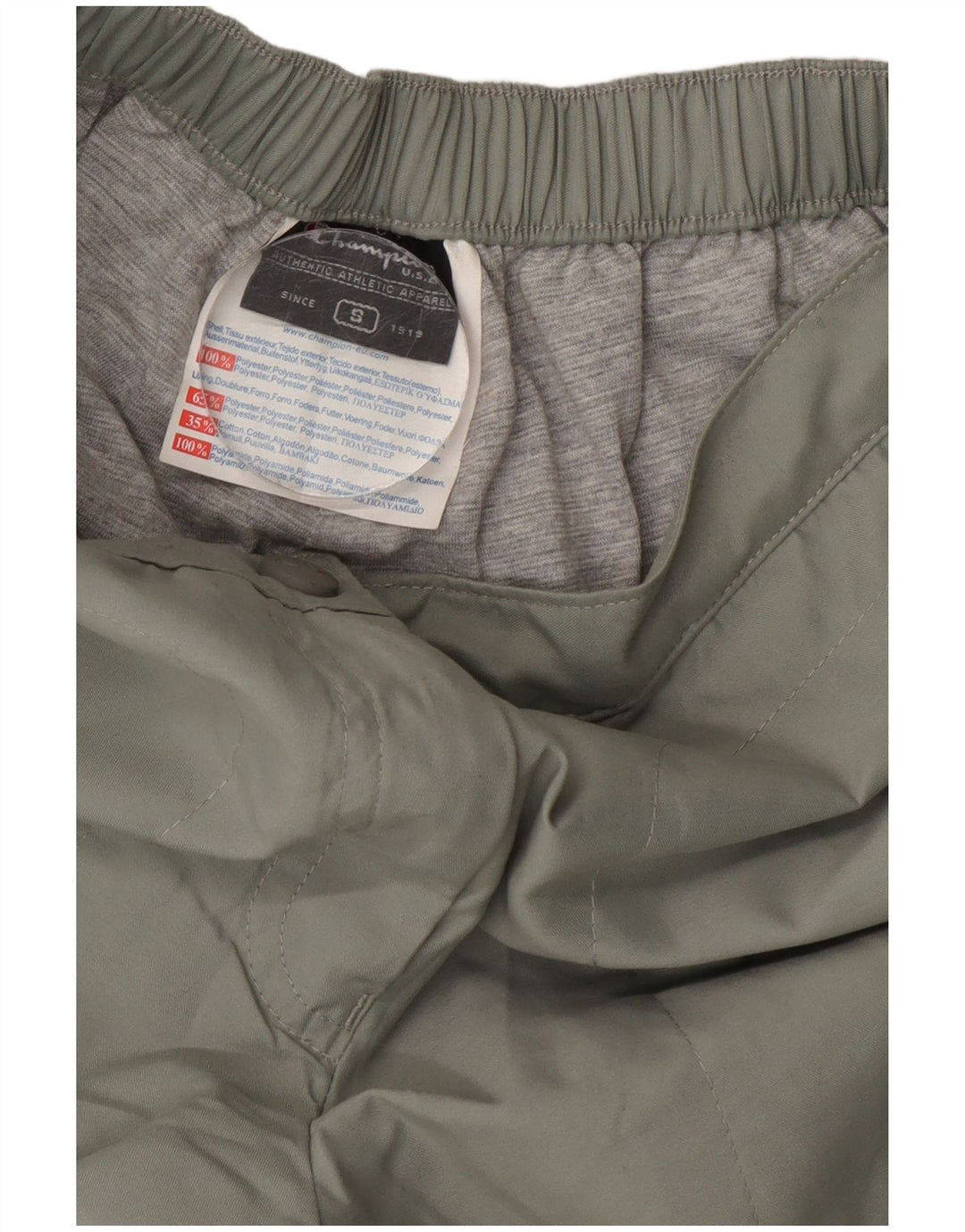 Champion Damen-Windbreaker-Hose, Größe S, Grau, Polyester