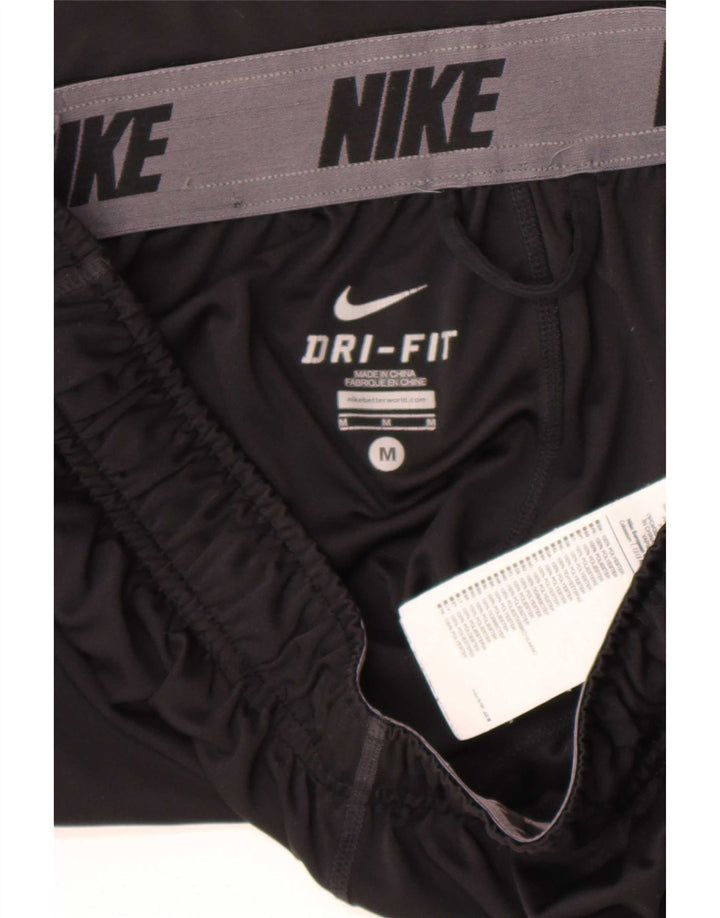 Pantaloncini sportivi Nike Dri Fit da uomo, poliestere medio nero