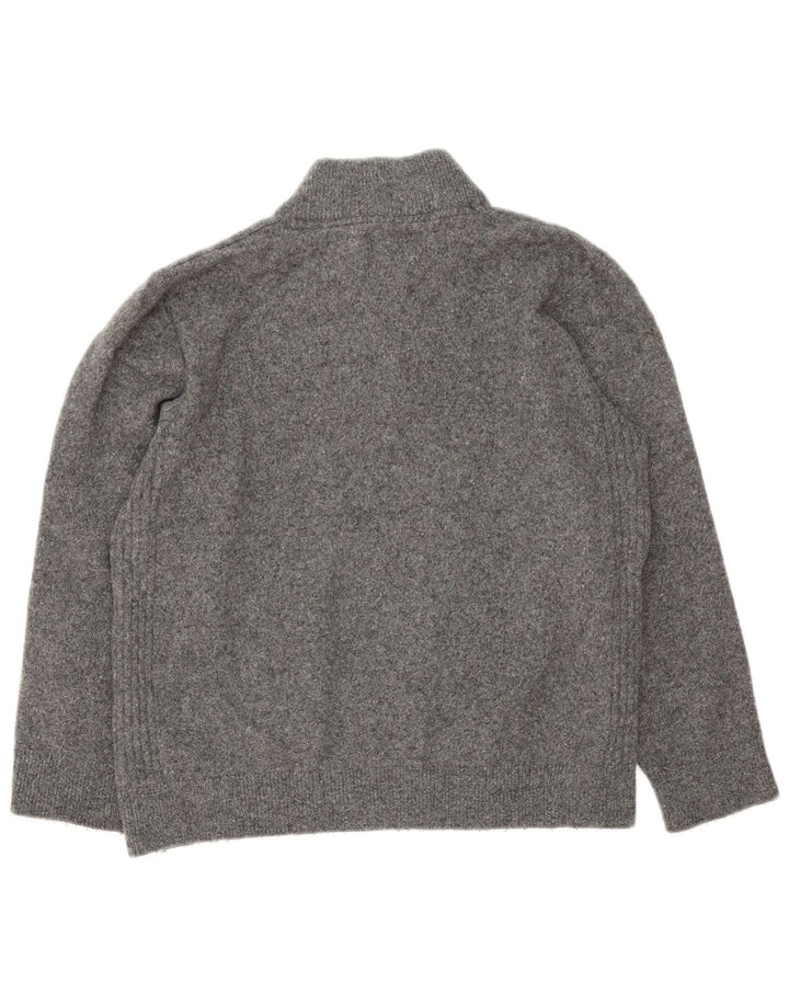 Γυναικείο πουλόβερ με φερμουάρ Barbour UK 16 Large Grey Wool