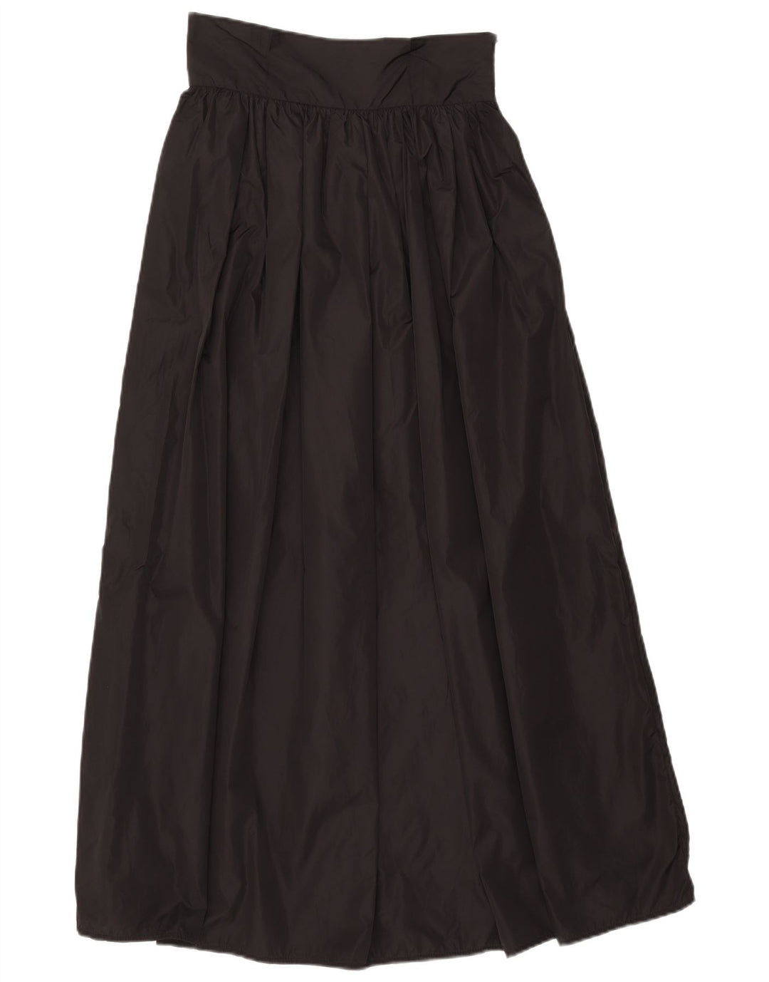 Vintage Womens Pleated Maxi Skirt W26 Small  Black