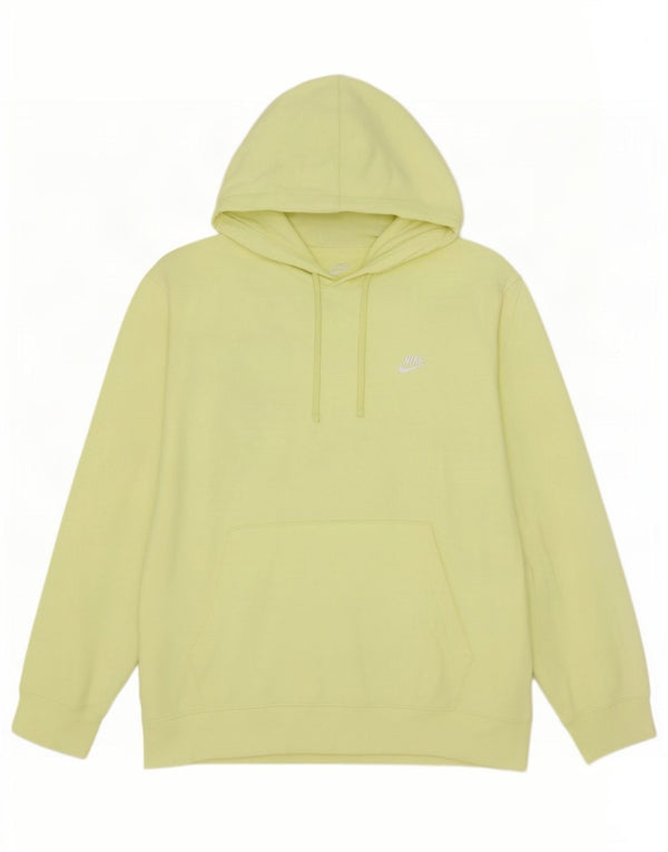 Adidas Mens Hoodie Jumper 2XL Yellow Cotton