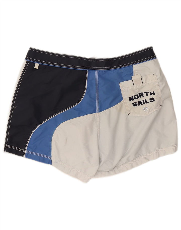 North Sails Badeshorts til mænd Large Blue Colourblock Polyamid