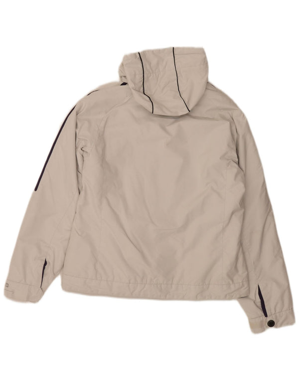 Brugi Chaqueta acolchada con capucha para mujer UK 44 Mediana Poliamida blanca