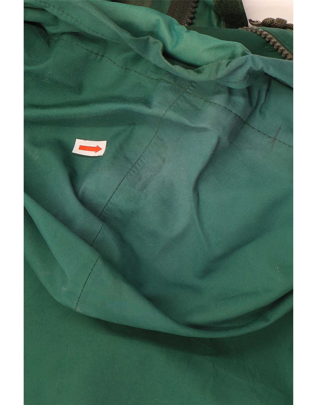 Berghaus Mens Hooded Raincoat UK 38 Medium Green Nylon