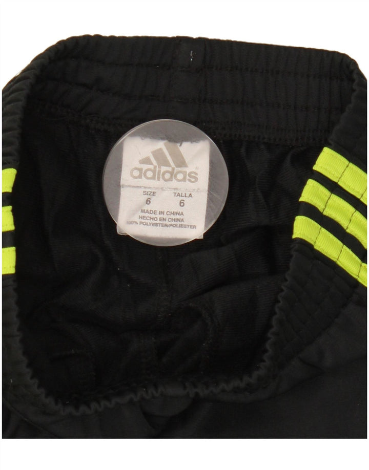 Adidas Girls Tracksuit Trousers 5-6 Years  Black Polyester
