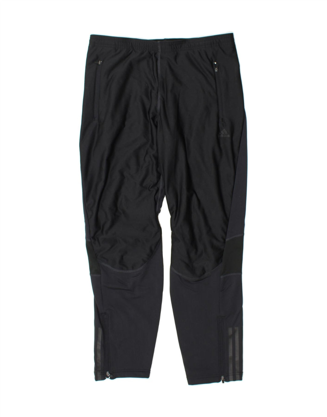 ADIDAS Womens Clima Proof Tracksuit Trousers UK 10 Small Black Polyester Vintage Adidas and Second-Hand Adidas from Messina Hembry 