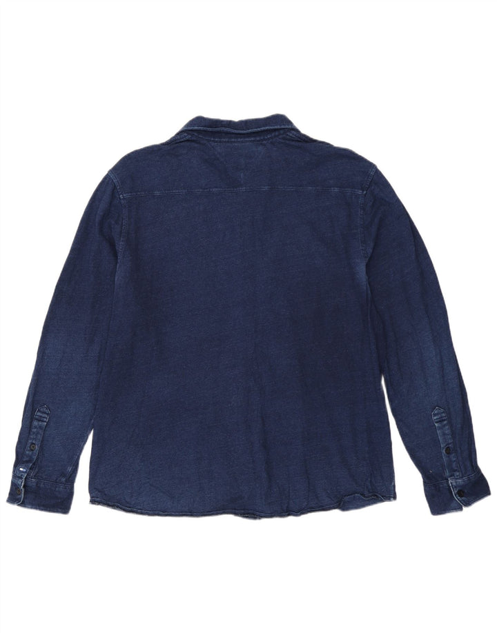 Tommy Hilfiger Mens Slim Fit Shirt 2XL Navy Blue