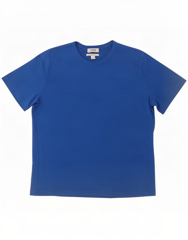 Cos Mens Regular Fit T-Shirt Top XL Blue Cotton
