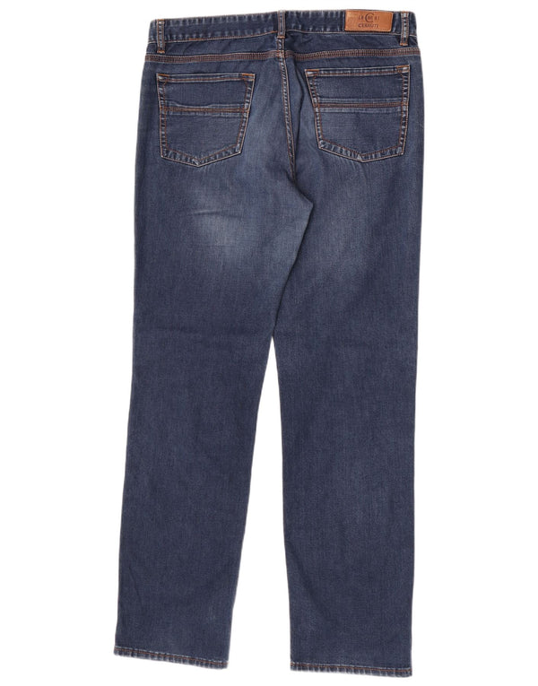 Jeans dritti da uomo Cerruti 1881 W36 L34 cotone blu