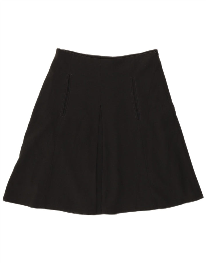 Zara Damen A-Linien-Rock Medium W28 Schwarz