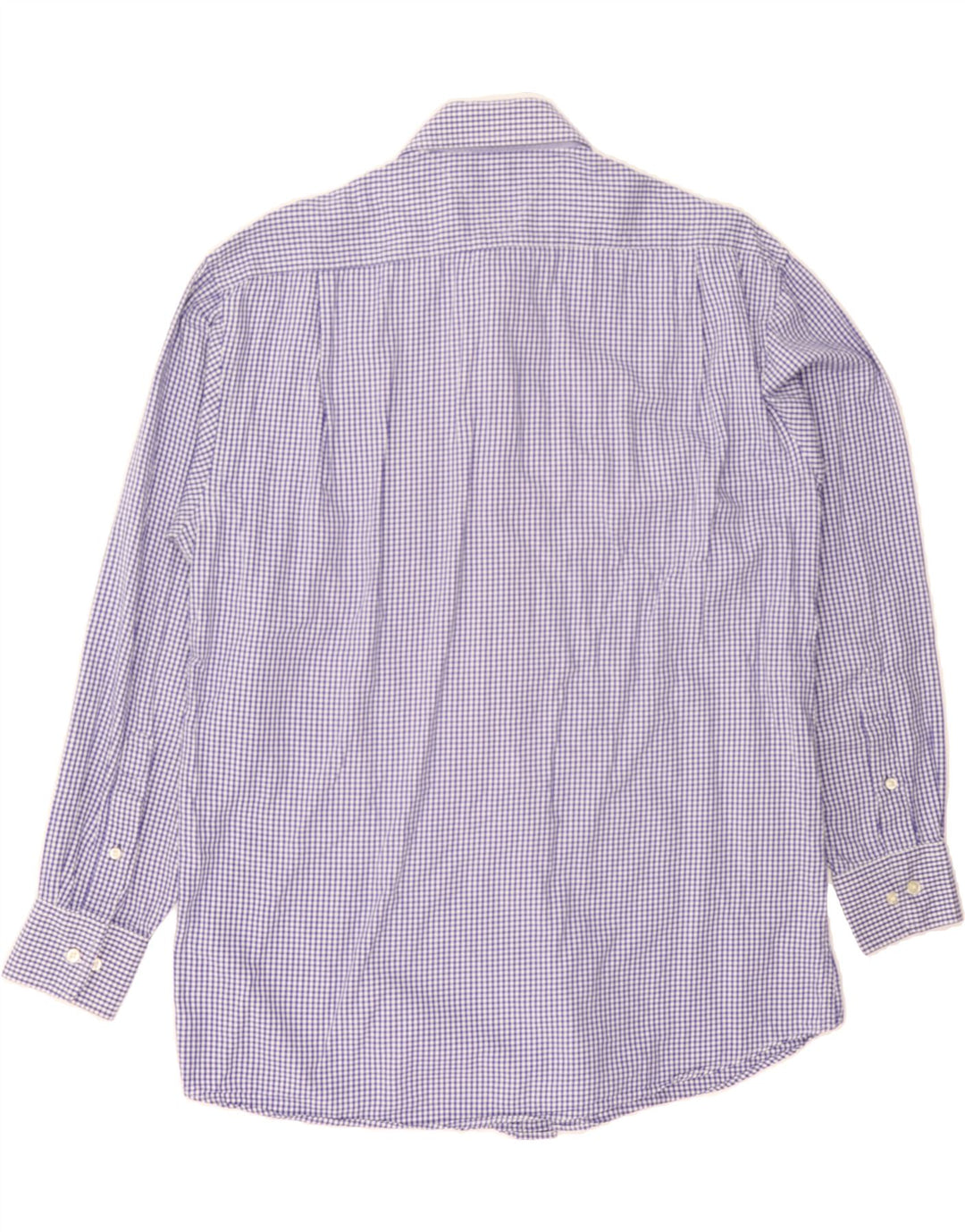 TOMMY HILFIGER Mens Regular Fit Shirt Size 15 Medium Blue Check Cotton Vintage Tommy Hilfiger and Second-Hand Tommy Hilfiger from Messina Hembry 