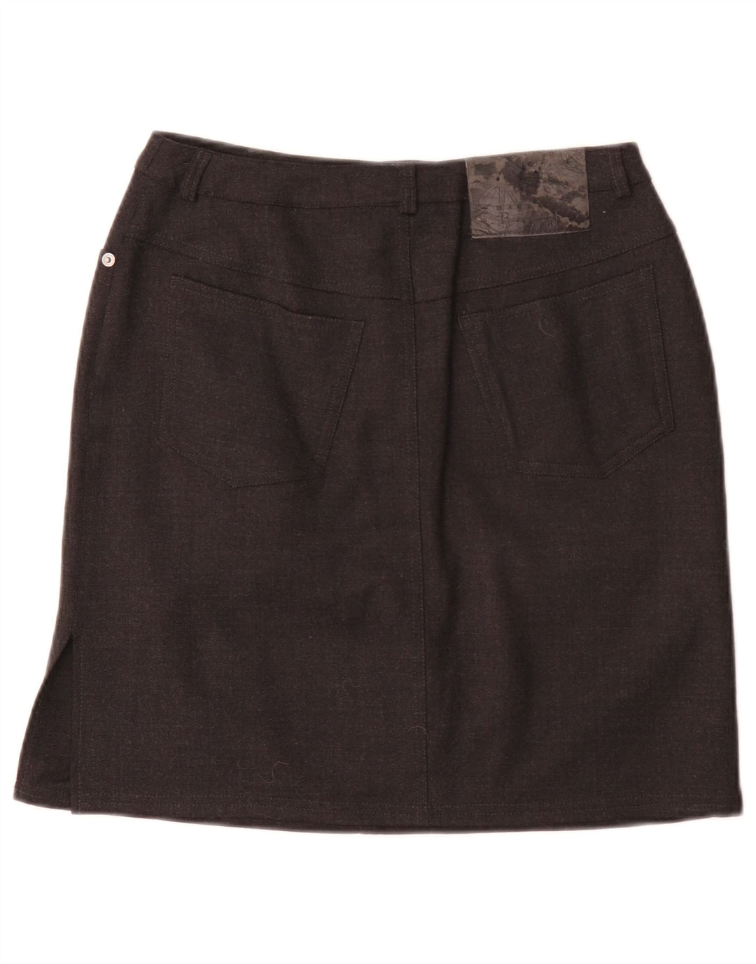 Marella Womens Mini Skirt UK 10 Small W28 Black Wool