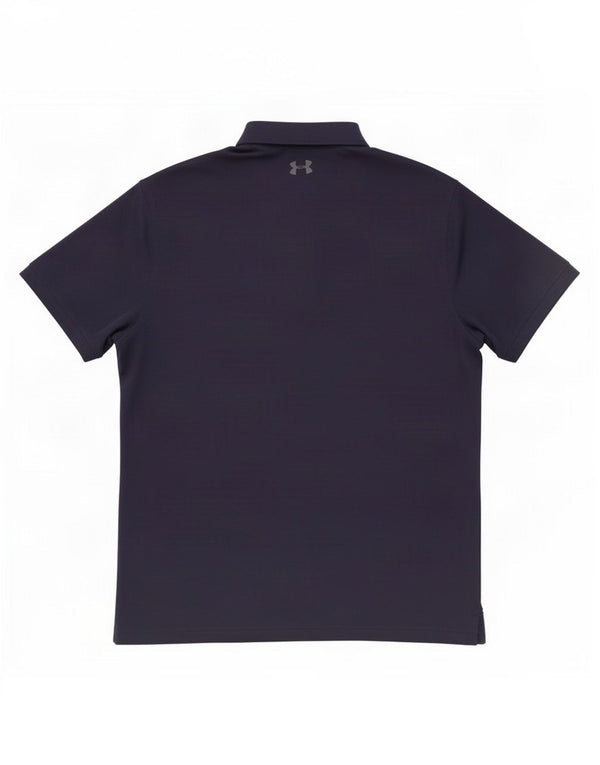 Under Armour Mens Heat Gear Polo Shirt Large Navy Blue
