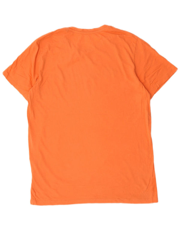 Jack & Jones T-Shirt Graphique Homme Grand Orange Coton