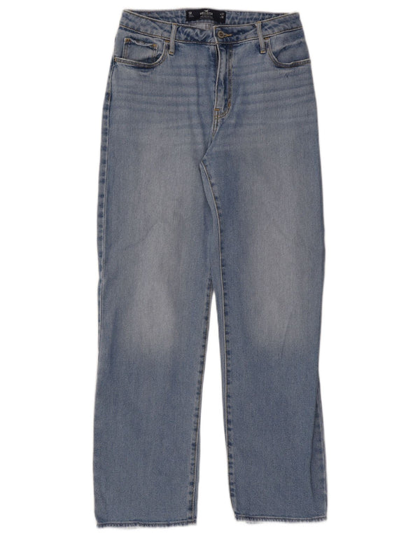 Hollister Damen Dad High Rise Straight Jeans US 5 Small W27 L30 Blau