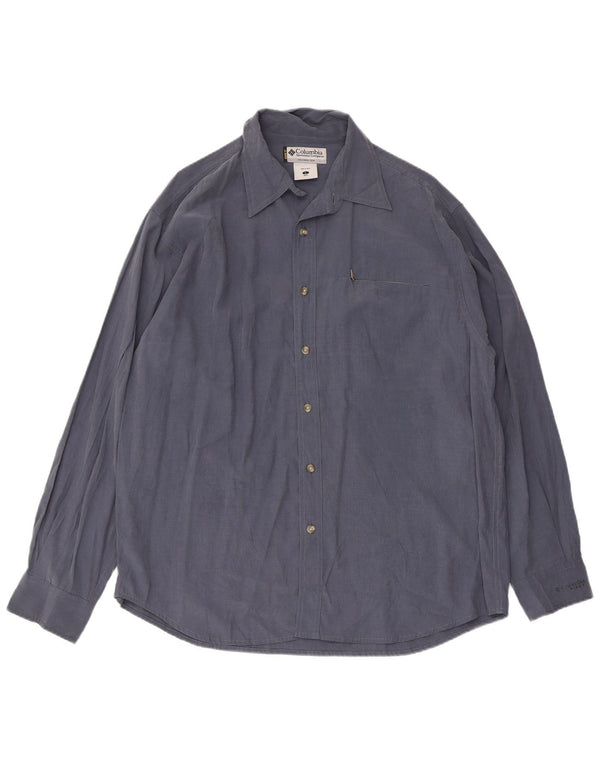 Camicia Columbia Uomo Large Blu Modal