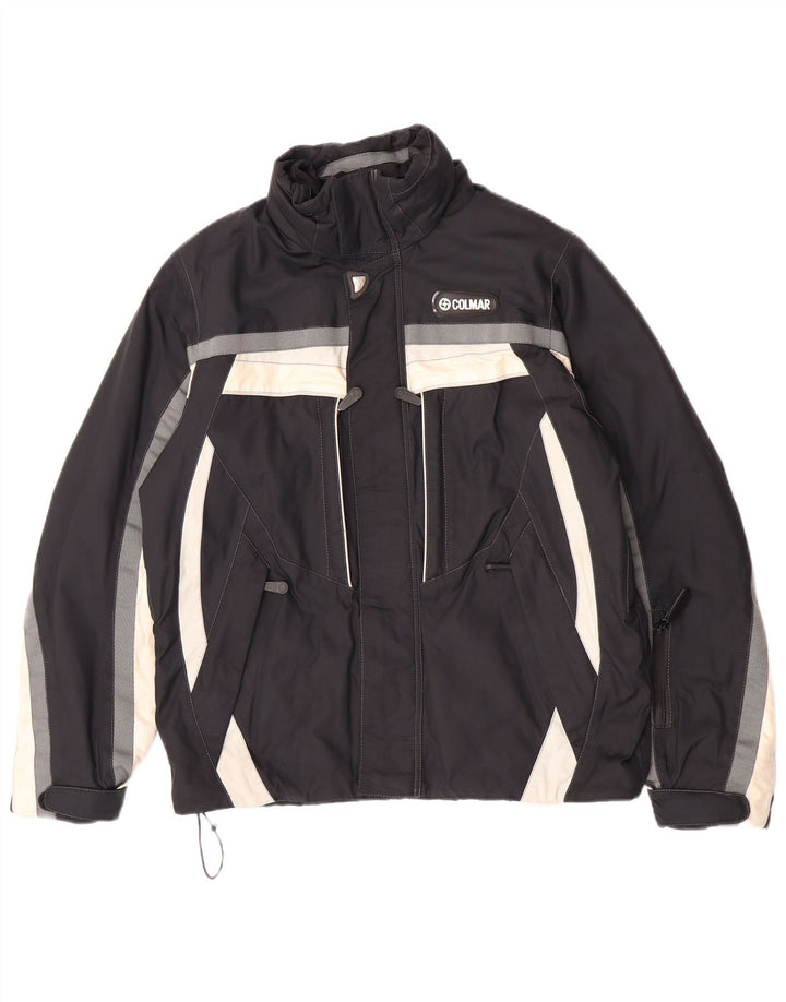 Colmar Mens Ski Jacket IT 48 Medium Black Colourblock