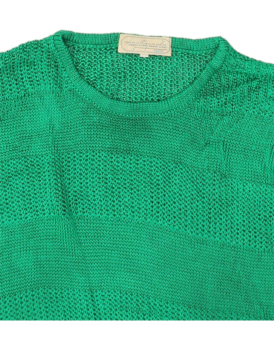 VINTAGE Womens Vest Tank Top IT 46 Large Green Vintage Vintage and Second-Hand Vintage from Messina Hembry 