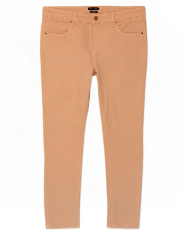 Massimo Dutti Womens Slim Casual Trousers W30 L27 Pink