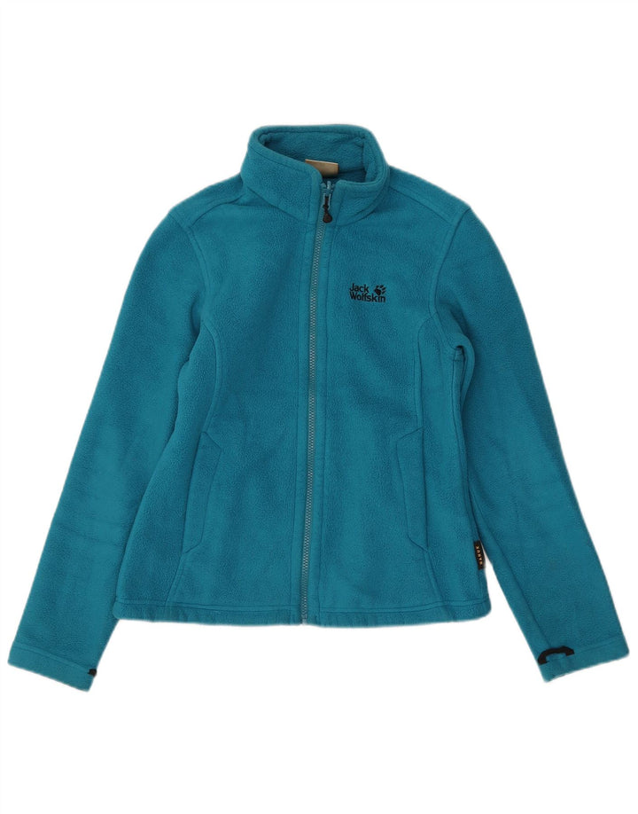 Jack Wolfskin Damen Liner Fleecejacke UK 10 Small Blau Polyester