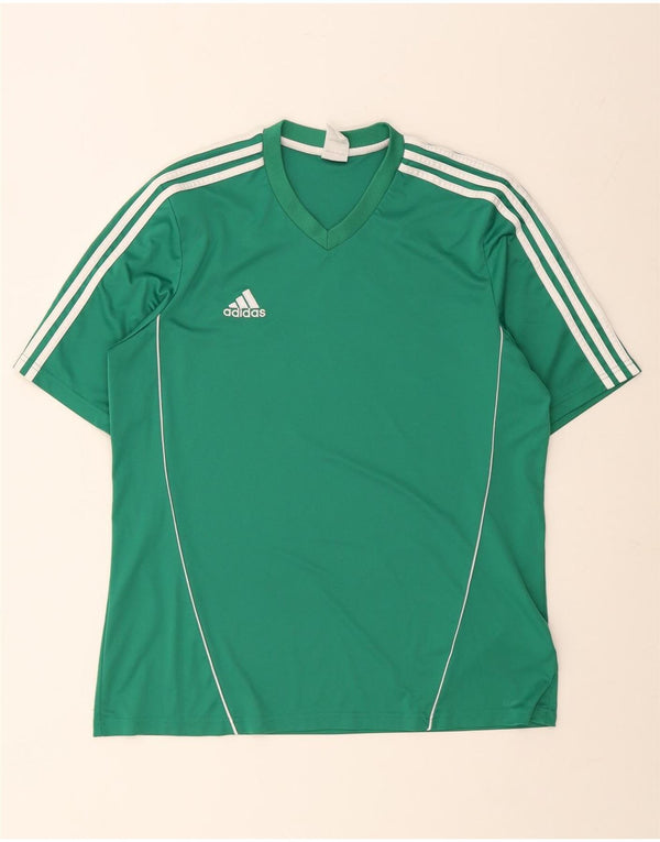 T-shirt da uomo Adidas Top XL verde poliestere
