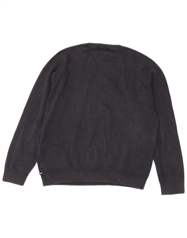 MARKS & SPENCER Mens Blue Harbour Sweatshirt Jumper Small Navy Blue Cotton