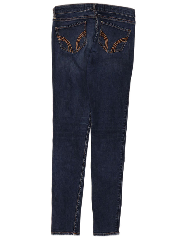Jeans skinny Hollister da donna US 1 XS W25 L29 cotone blu