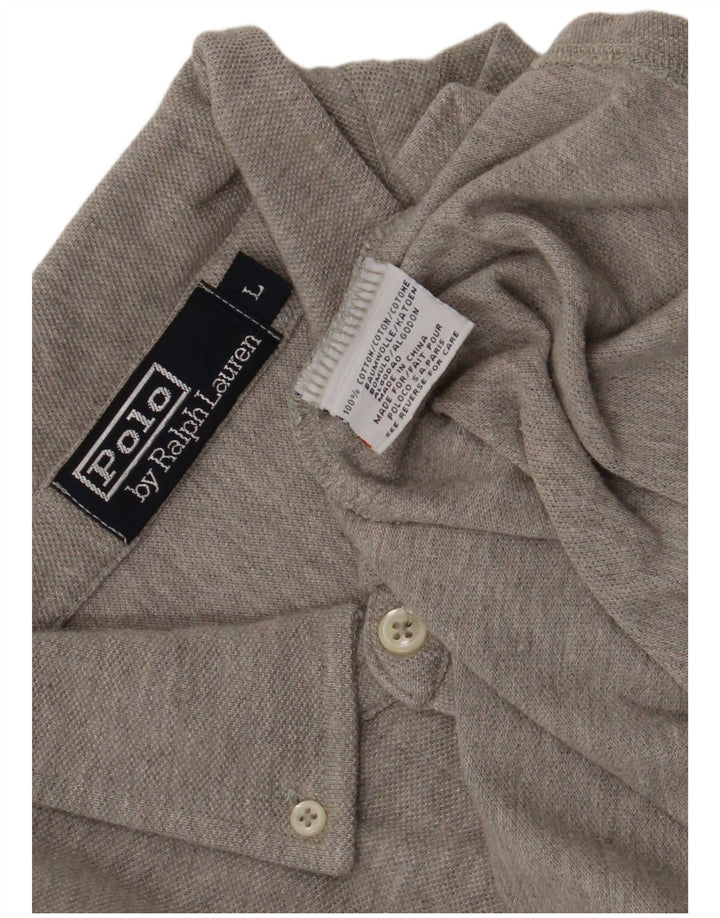 Polo Ralph Lauren Mens Shirt Large Grey Cotton