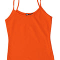 Zara Dame Cami Top UK 12 Medium Orange Polyamid