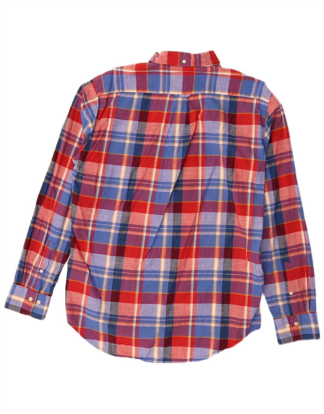 Gant Chemise coupe classique pour homme Taille 41/42 16 1/2 Grand carreaux multicolores