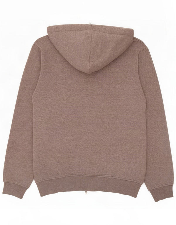 Adidas Pull à capuche zippé pour homme Petit coton moucheté gris