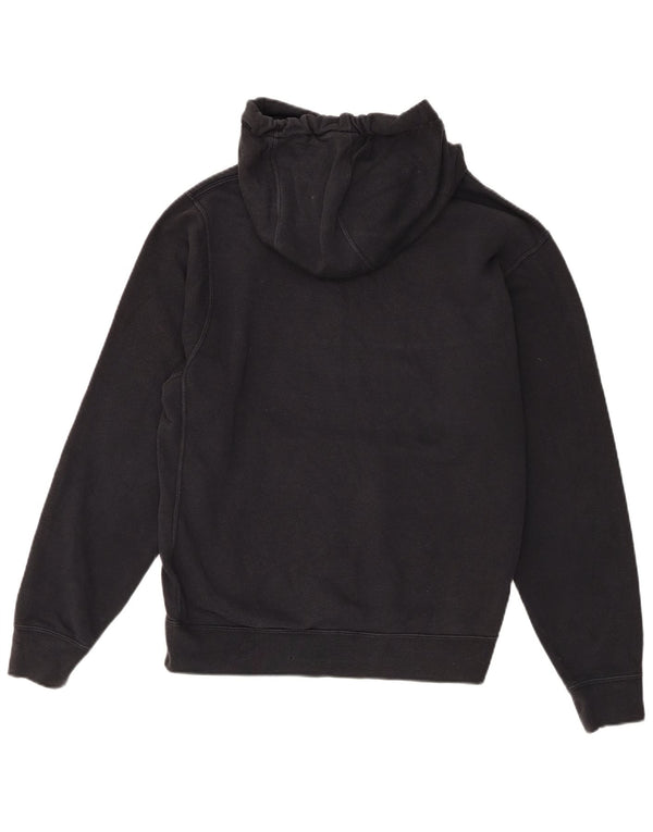Nike Mens Graphic Hoodie Jumper Medium Black Cotton