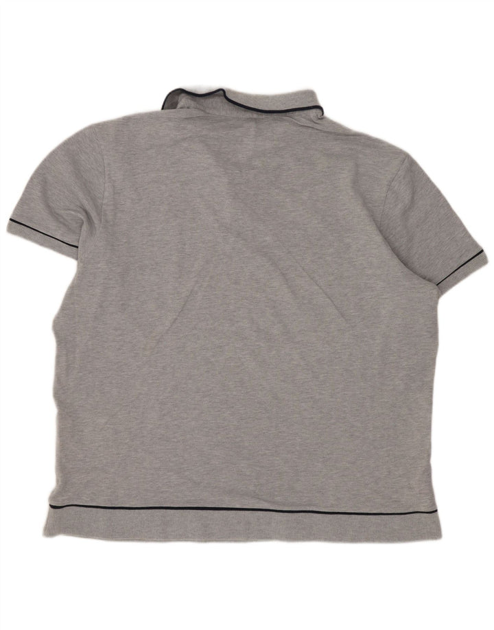 Lacoste Mens Regular Fit Polo Shirt Size 6 XL Grey Cotton
