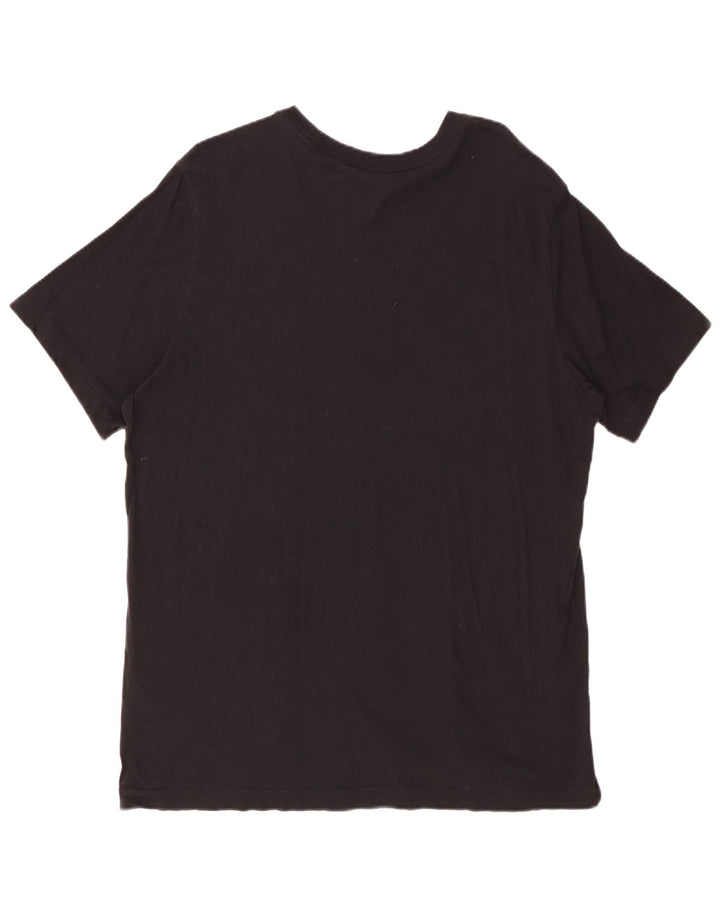 NIKE Herren T-Shirt Top XL Schwarz Baumwolle