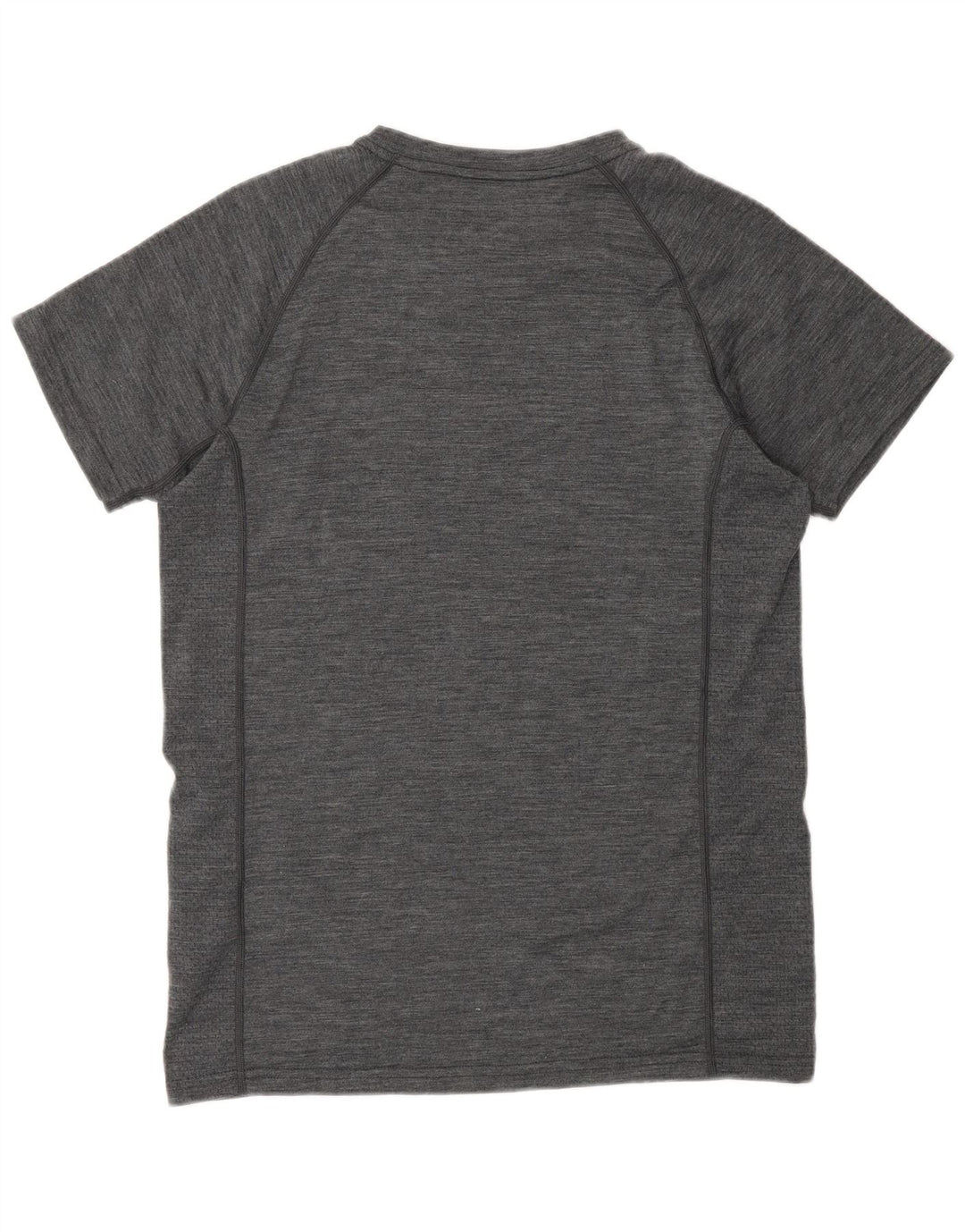 T-shirt da uomo Mountain Warehouse Top in lana merino screziata grigio medio